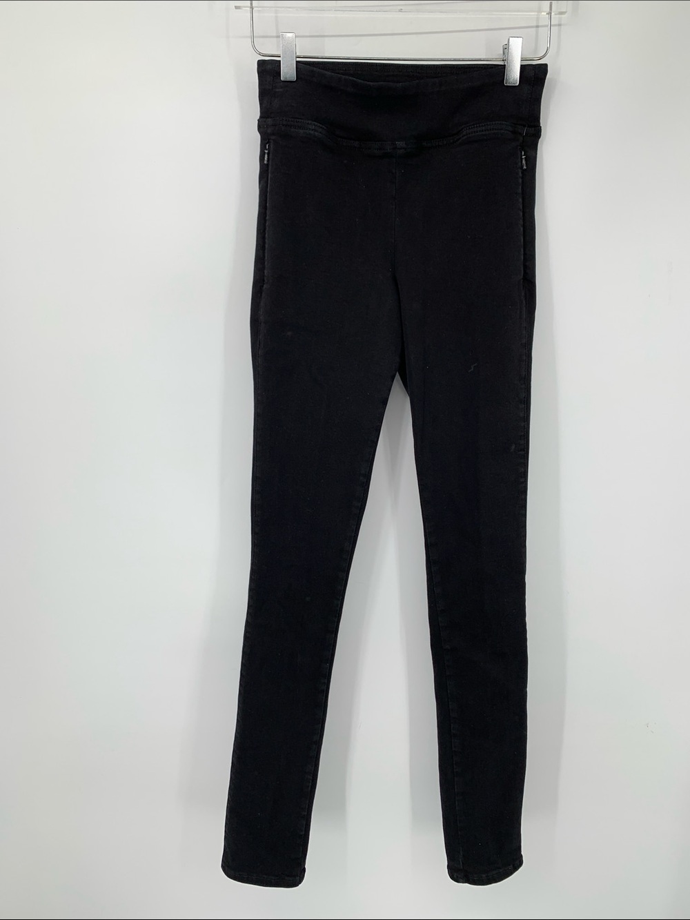 Frame Jetset skinny jeans jeggings black stretch pencil noir new 1 X-Small XS